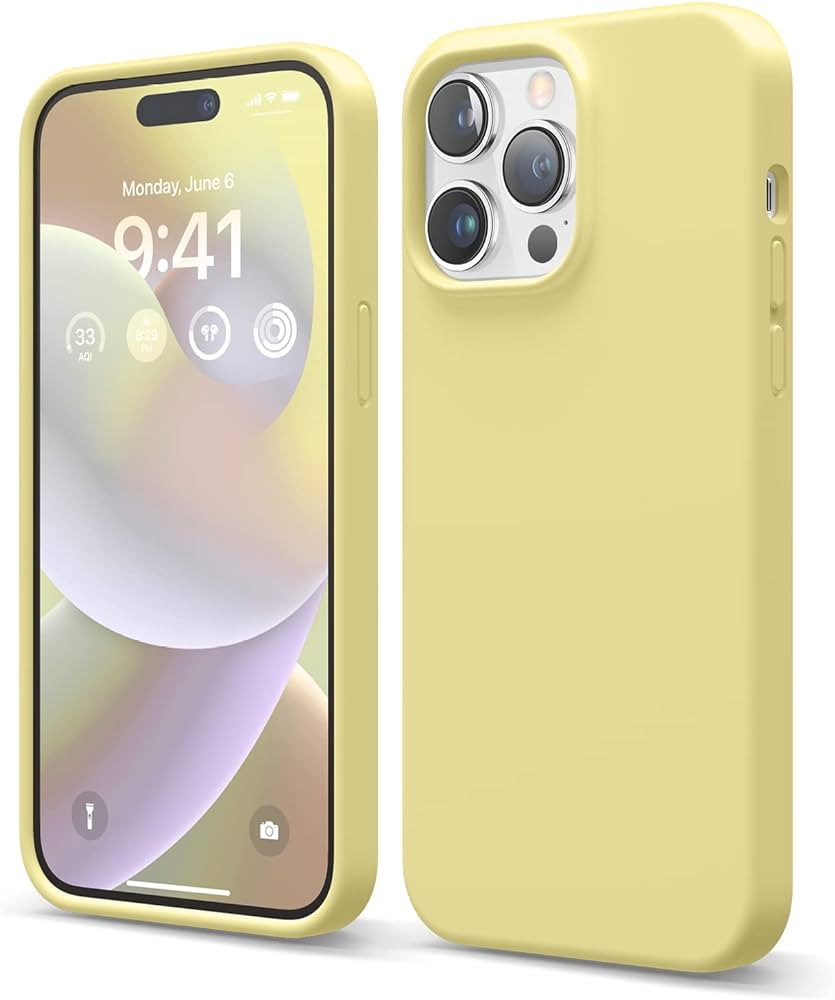 elago Compatible with iPhone 14 Pro Max Case, Liquid Silicone Case, Full Body Protective Cover, Shoc | Amazon (US)