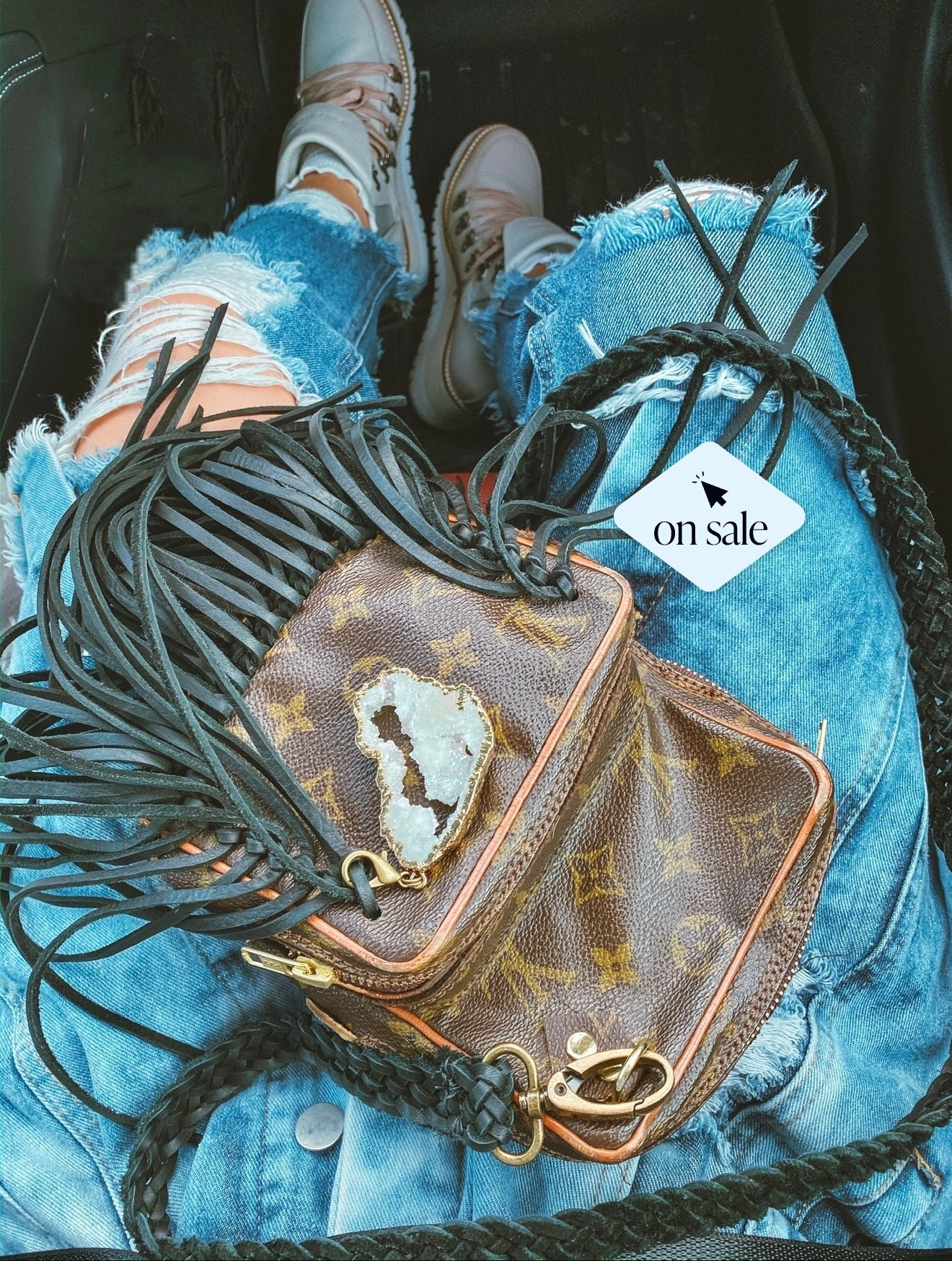 70% off SALE Louis Vuitton recustomized bags on my instagram - check my stories https://www.instagram.com/stylemehill @vintagebohobags 

#LTKBeauty #LTKSaleAlert #LTKTravel