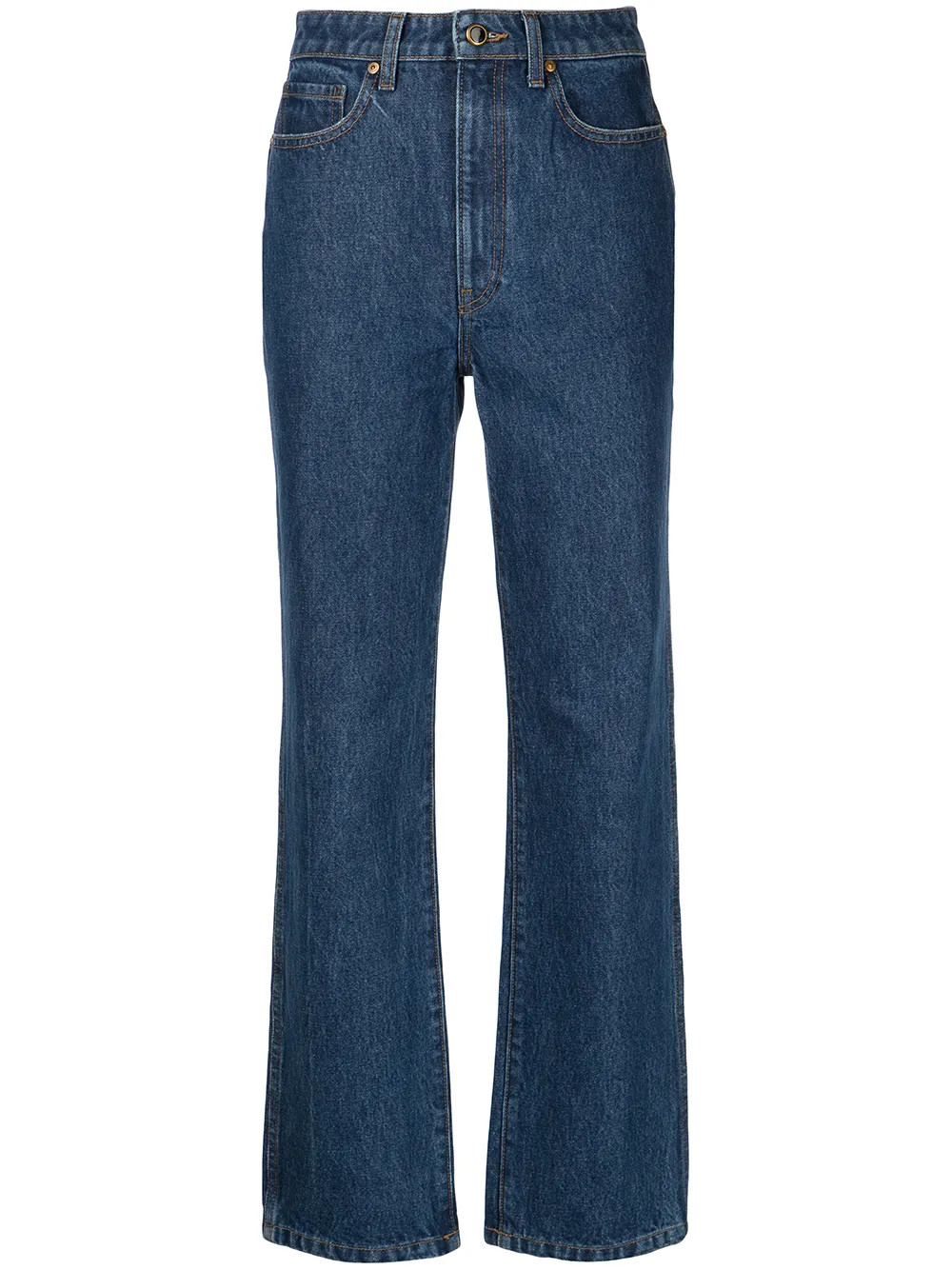 KHAITE The Abigail straight-leg Jeans - Farfetch | Farfetch Global