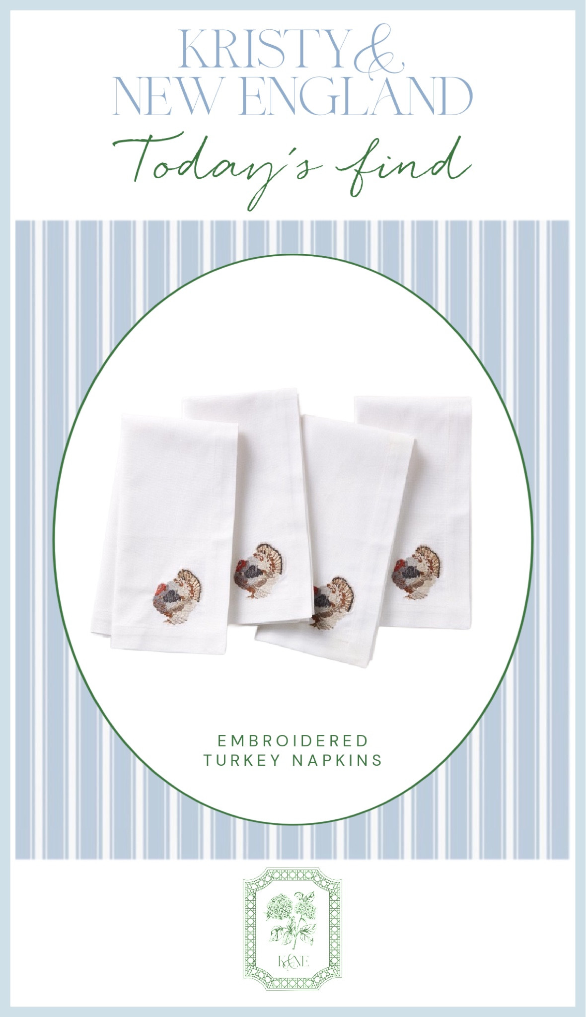 TODAY’S FIND: Embroidered Turkey Napkins Set of 4

#LTKHoliday #LTKhome #LTKSeasonal