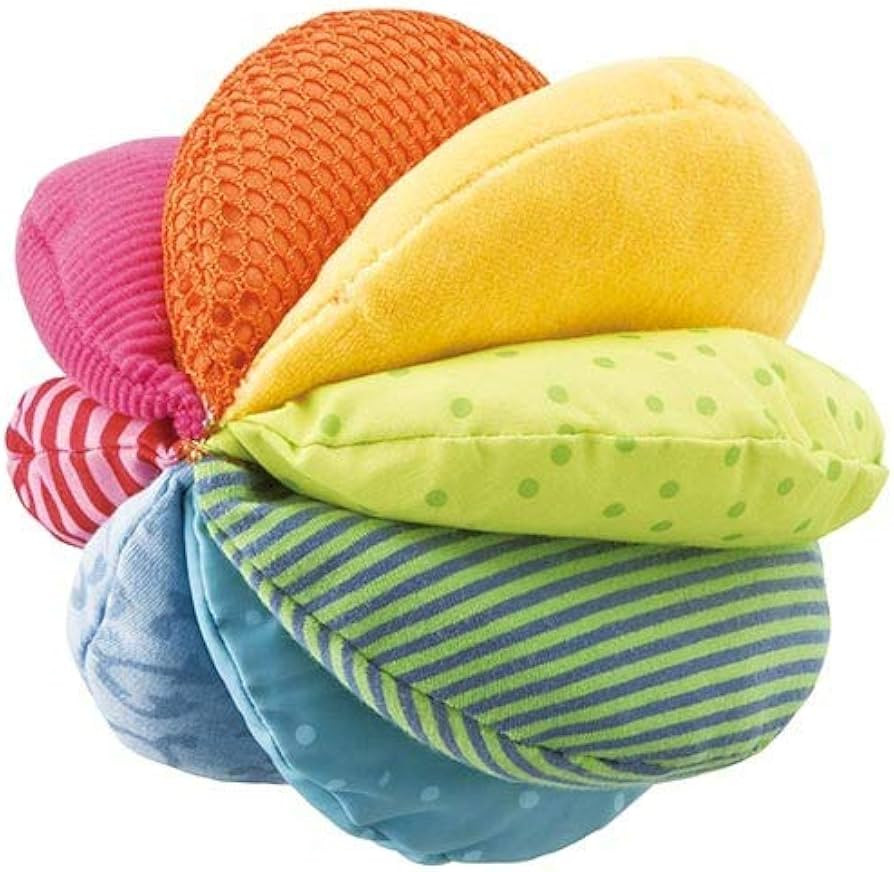 HABA Rainbow Fabric Ball - Machine Washable with 8 Different Sensory Affects | Amazon (US)