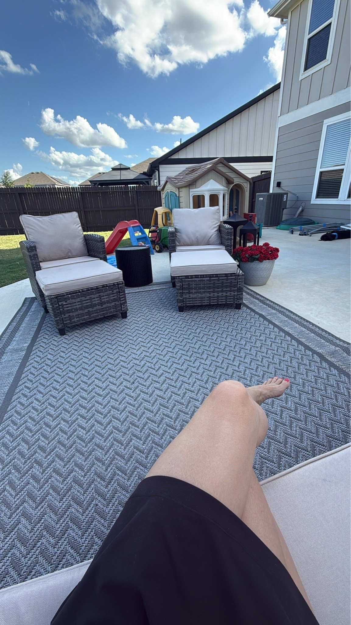 Linking everything I’ve added to our outdoor patio area.