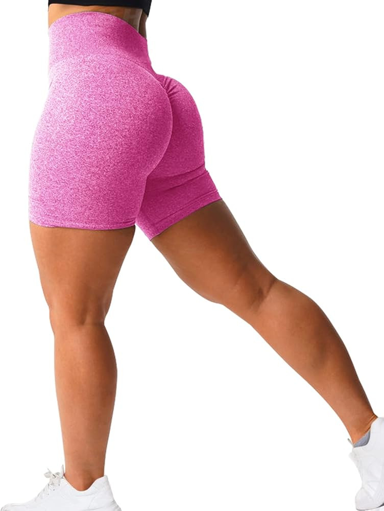 EHH Women High Waisted Seamless Yoga Shorts Tummy Control Cycling Shorts | Amazon (US)