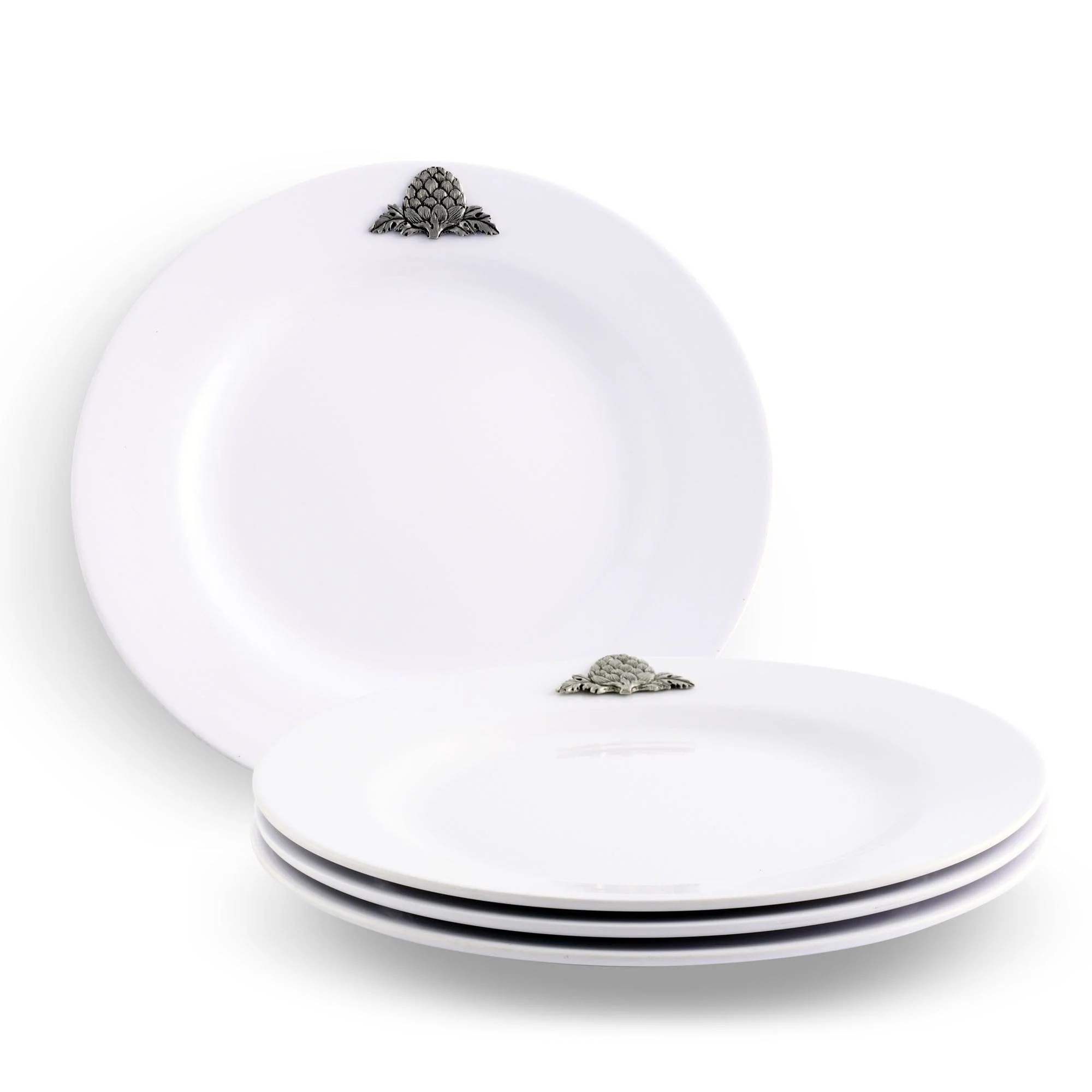 Artichoke Melamine Lunch Plates - Set of 4 | Casual Chic Boutique