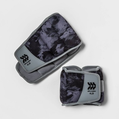 Ankle Weights Anti-microbial 4lbs 2pc - All In Motion™: Adjustable Neoprene Pair | Target