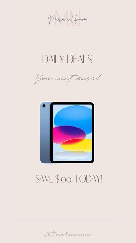 Grab this deal fast! Save $100 on this iPad today—I love it, and it makes my work so much easier. 📱💼✨

#LTKSaleAlert #LTKU