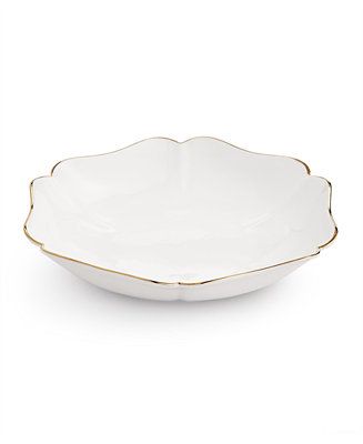 Martha Stewart Collection Baroque Dinner Bowl, Created for Macy's & Reviews - Dinnerware - Dining... | Macys (US)