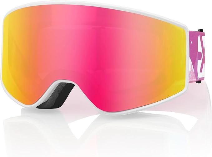 EXP VISION Ski/Snowboard Goggles Parent-child Snow Goggles Over Glasses for Men, Women Youth Kids | Amazon (US)