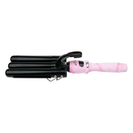 Aria Beauty The Waver 3 Barrel Hair Waver Pink Marble 1 Pc | Walmart (US)