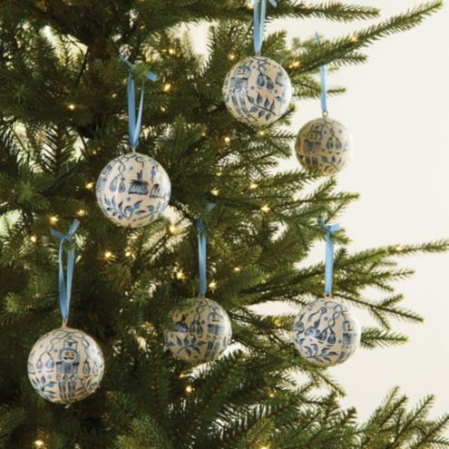 Paper Mache Nutcracker Ornaments - Set of 6 | Ballard Designs, Inc.