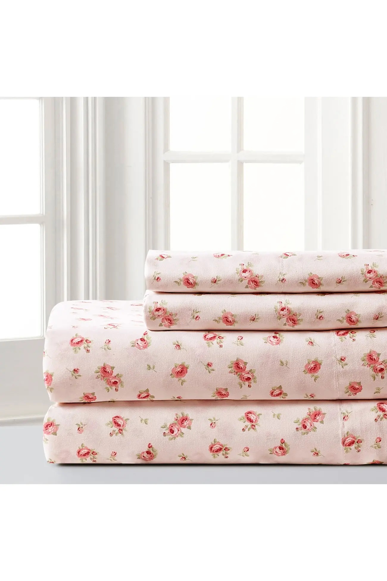 Modern Threads | Printed 4-Piece Sheet Set Sweet Rose Blush Queen | Nordstrom Rack | Nordstrom Rack