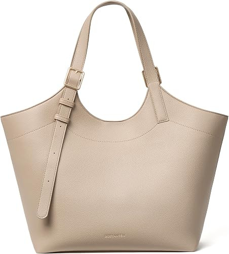 BOSTANTEN Slouchy Work Tote Bag Vegan Leather Designer Purse | Amazon (US)