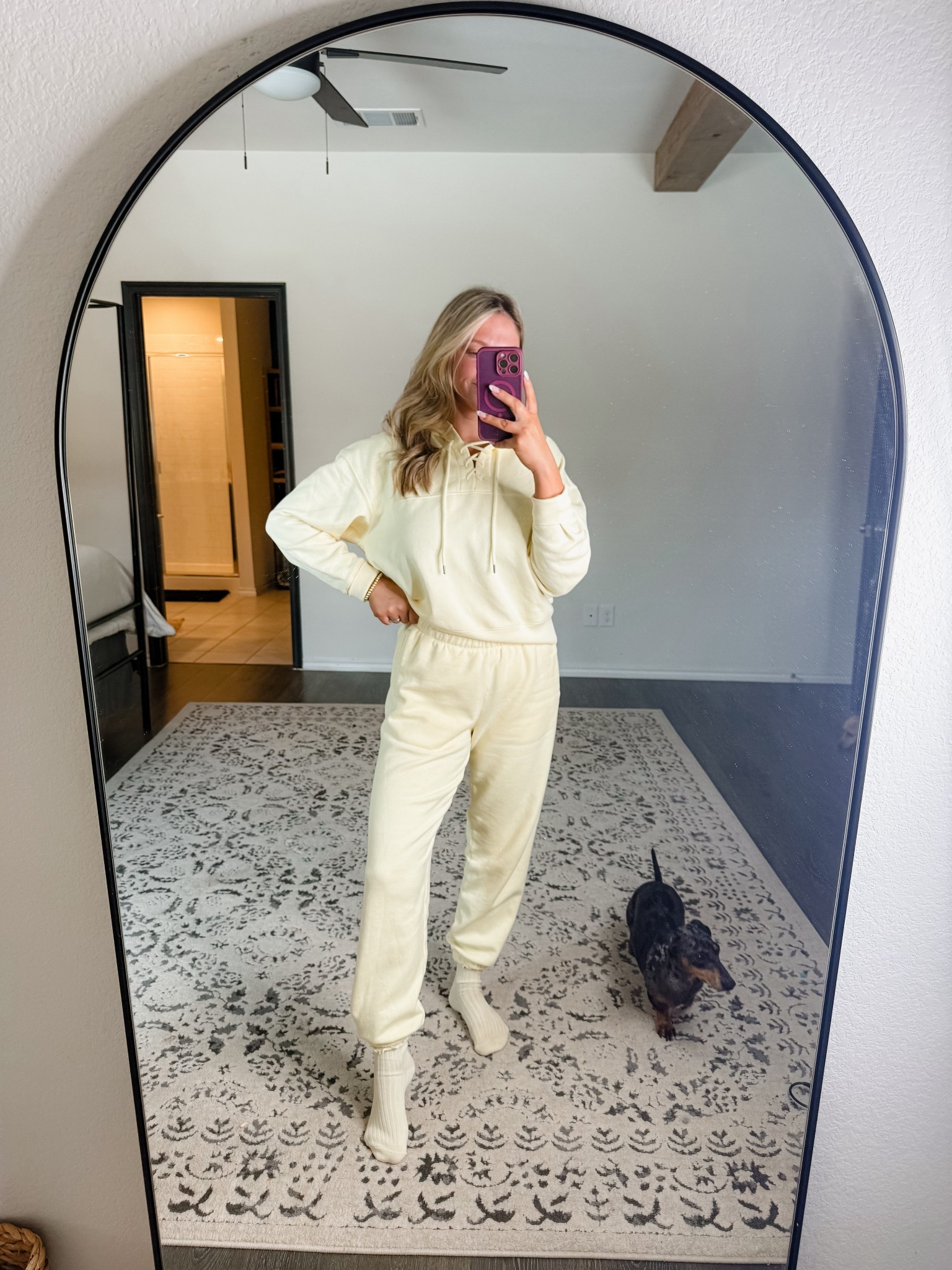 Yellow set from Target 💛 wearing a small in both! 

#LTKootd #LTKmomlife