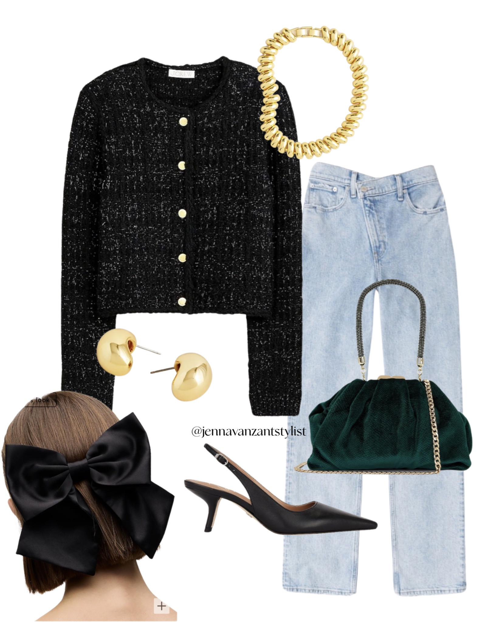 Classic chic

#holidayoutfit #metallic #onsale 

#LTKHoliday #LTKsalealert #LTKparties