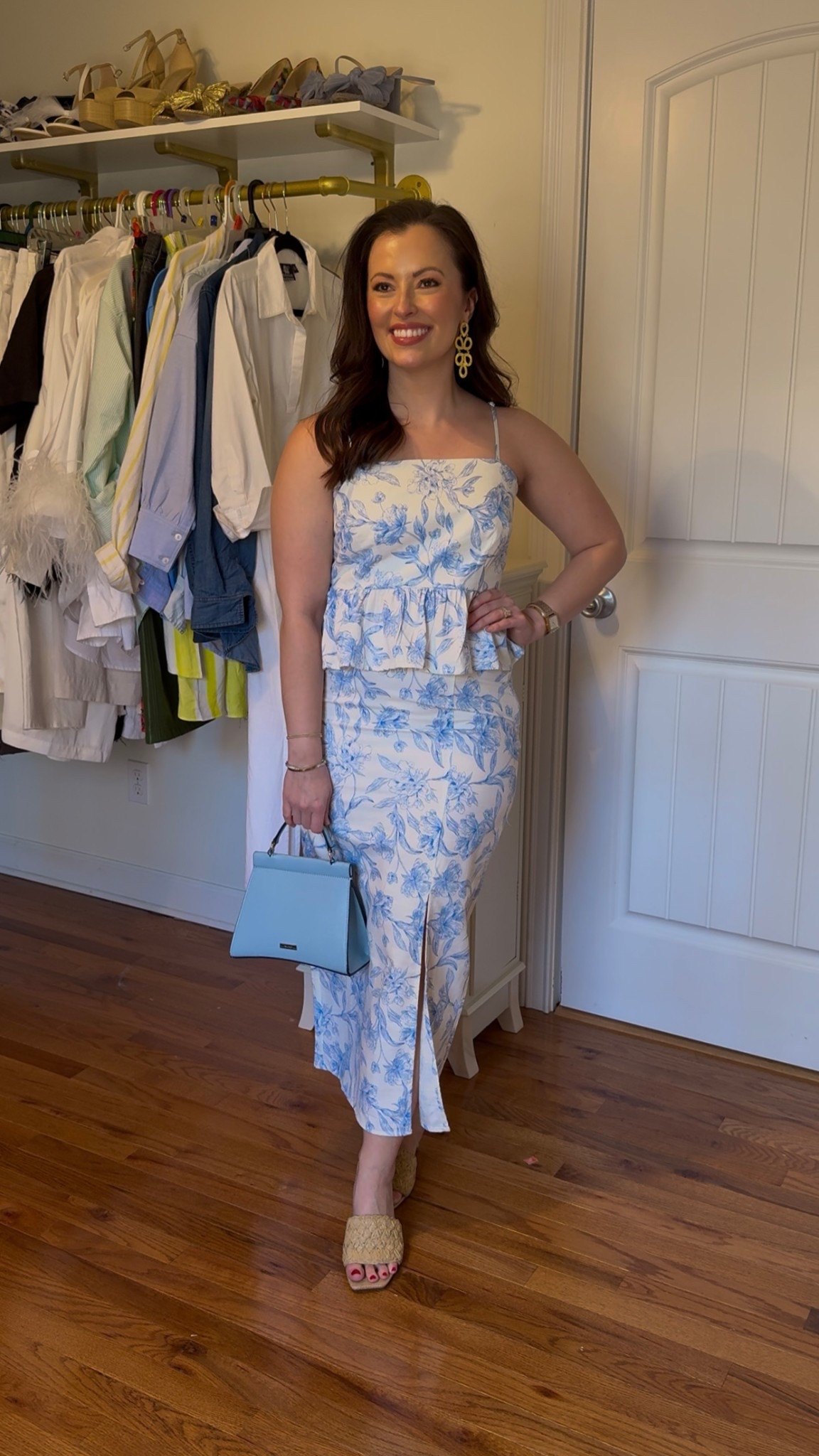 The most perfect blue + white floral two piece set from Target for Easter, the Derby, Bridal Showers - all the Spring events! 

I’m wearing a S top and Size 4 skirt 

#LTKSeasonal #LTKStyleTip #LTKFindsUnder50