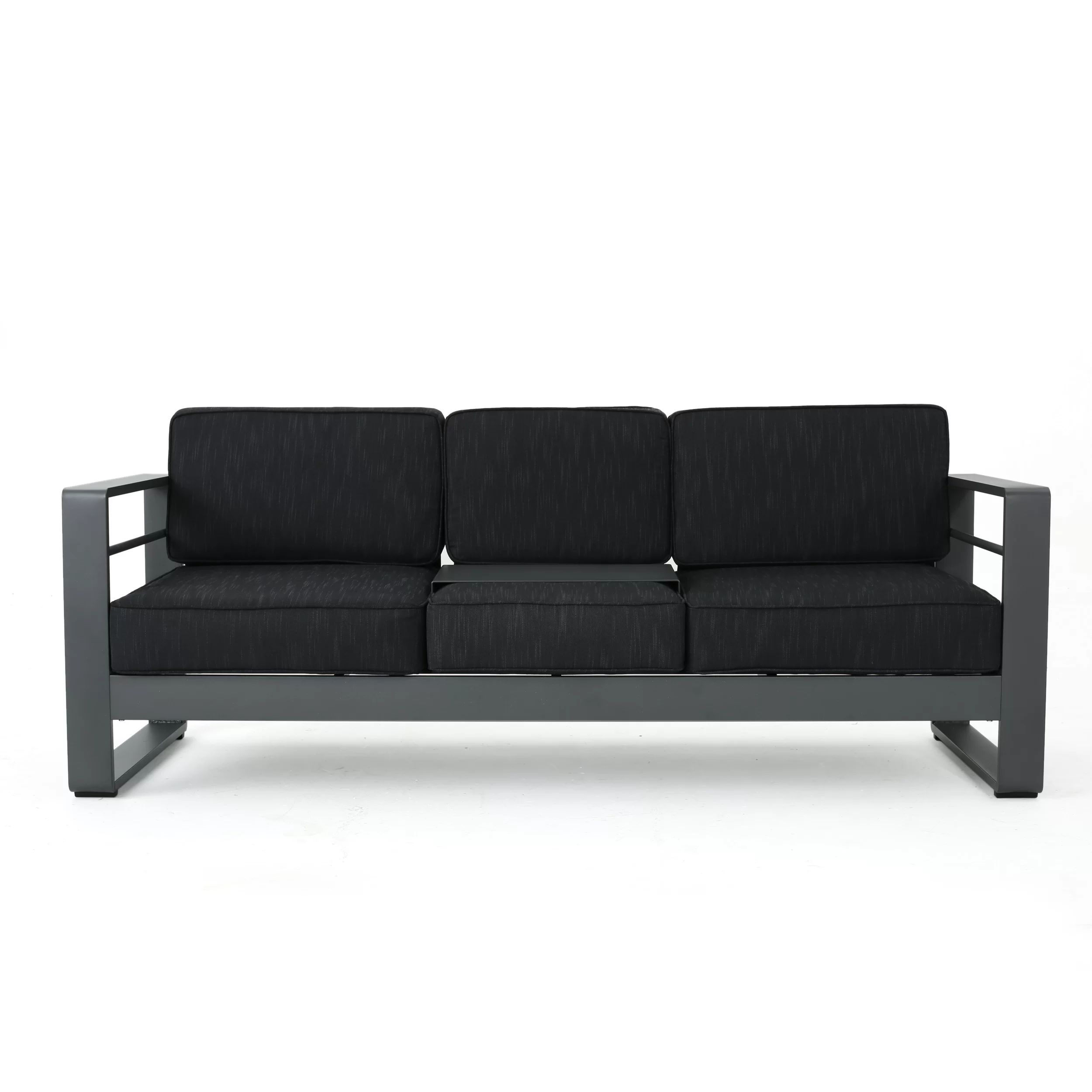 Caggiano Patio Sofa with Cushions | Wayfair North America