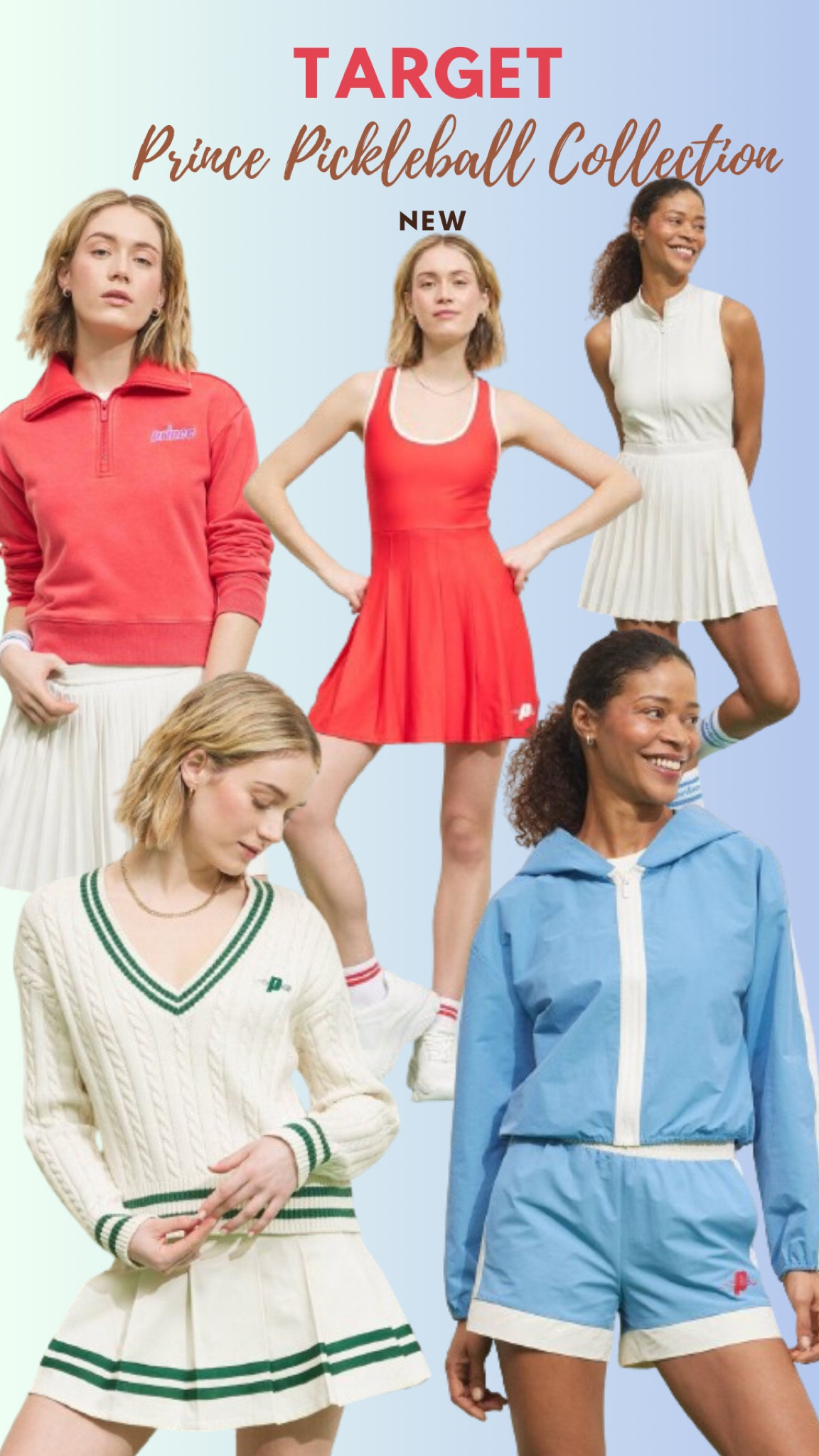 Prince pickleball collection (new arrivals)
Target finds, new arrivals, activewear, athletic look, workout look, summer outfit, spring outfits, spring sports, summer sports look. 

#LTKSeasonal #LTKfindsunder50 #LTKstyletip