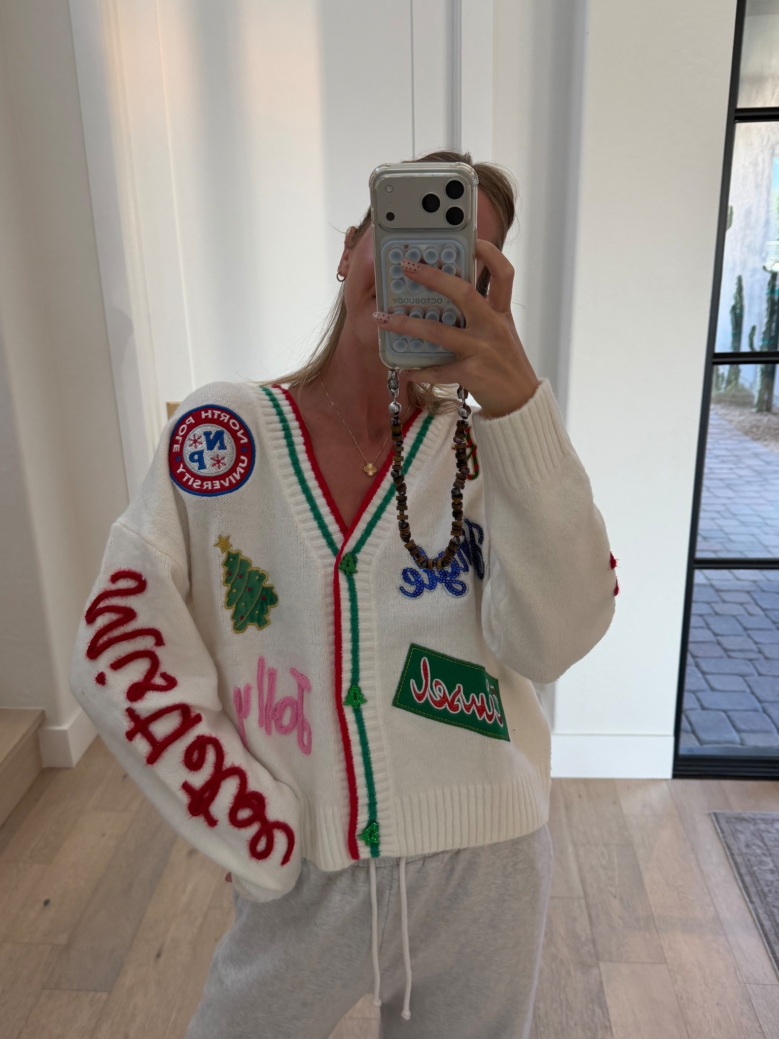 The cutest Christmas cardigan sweater from target!!!! Wearing a medium! 

#LTKCyberWeek #LTKHoliday #LTKGiftGuide