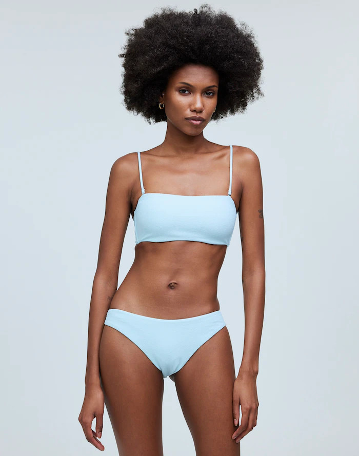 Spaghetti-Strap Bandeau Bikini Top | Madewell