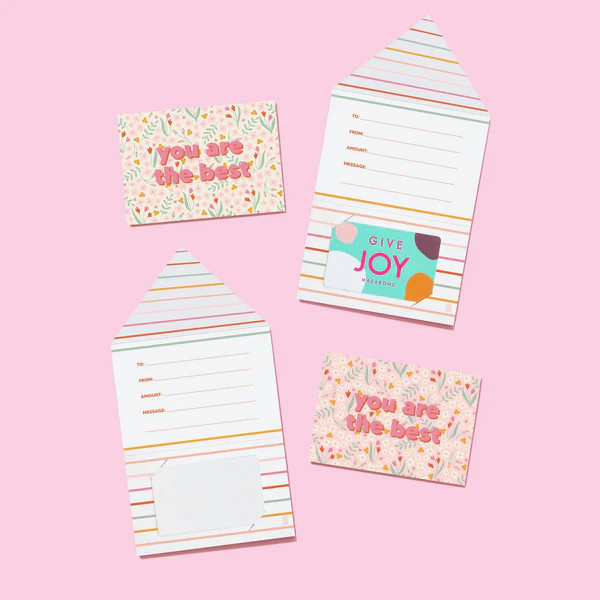 Floral Gift Card Holders | Joy Creative Shop