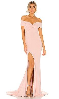 Nookie Neptune Gown in Blush from Revolve.com | Revolve Clothing (Global)