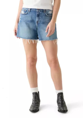 7 For All Mankind Women's Monroe Long Shorts | Belk