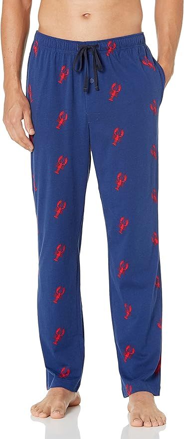 Nautica Men's Soft Woven 100% Cotton Elastic Waistband Sleep Pajama Pant at Amazon Men’s Clothi... | Amazon (US)