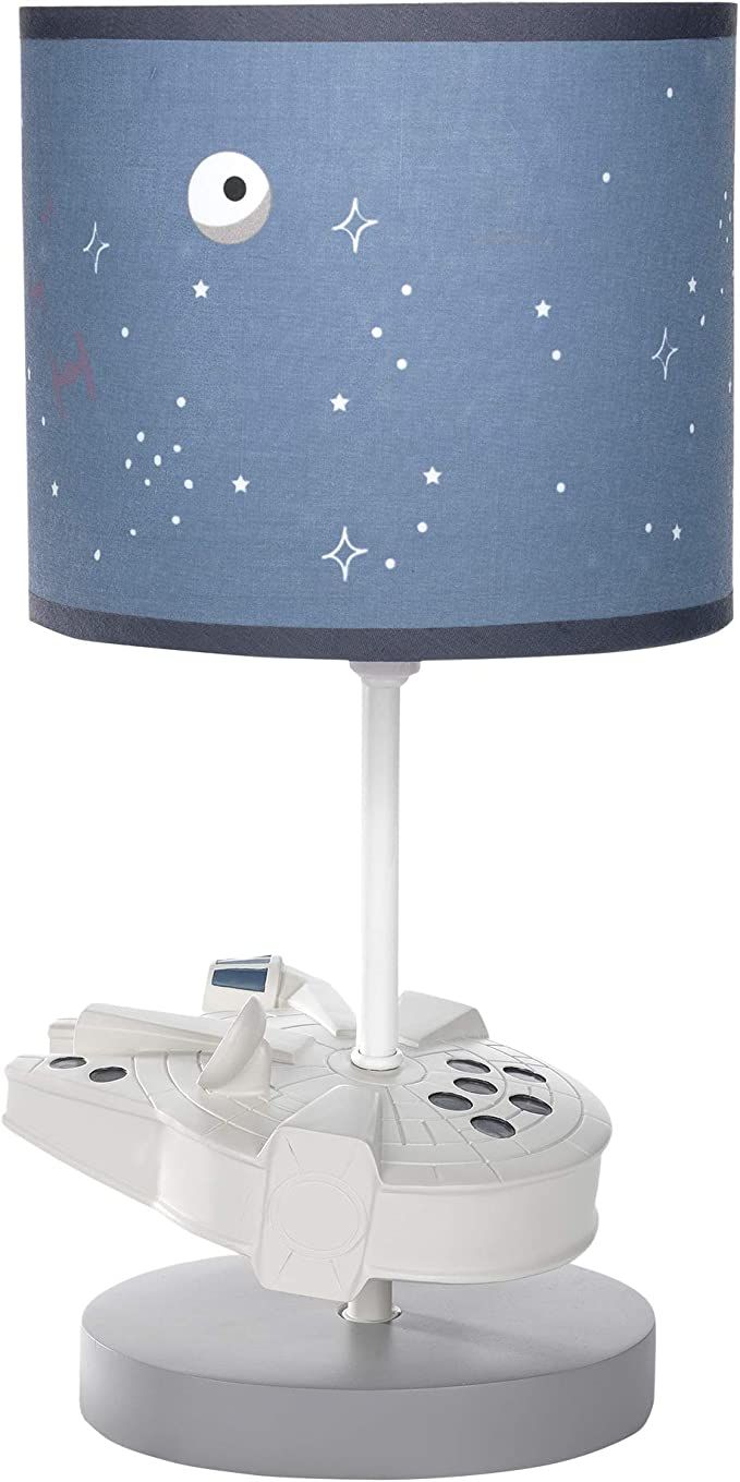 Lambs & Ivy Star Wars Signature Millennium Falcon Lamp with Shade & Bulb | Amazon (US)