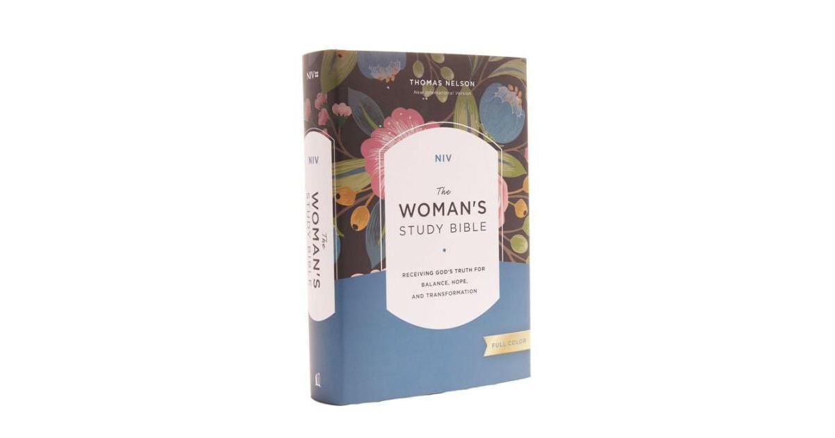 Niv, The Woman's Study Bible, Hardcover, Full-Color, Red Letter: Receiving God's Truth for Balance, Hope, and Transformation by Thomas Nelson | Macy's