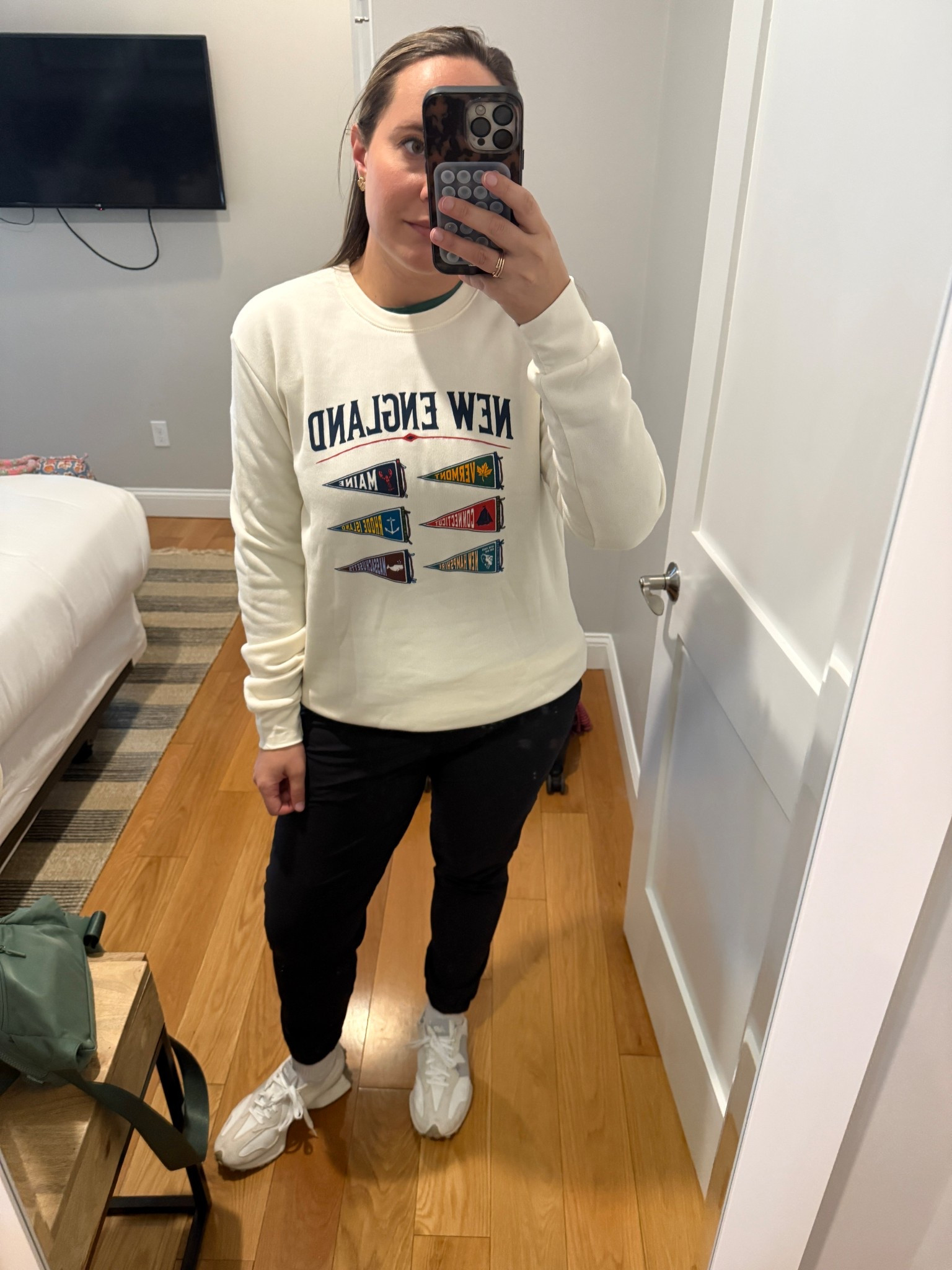 Cute and very soft sweater to wear out and about that I got at the store in Newport!

Rhode Island
Newport
Kiel James Patrick

I did size up one size to a large as I found it ran a little small. 

#LTKFindsUnder100 #LTKActive #LTKStyleTip