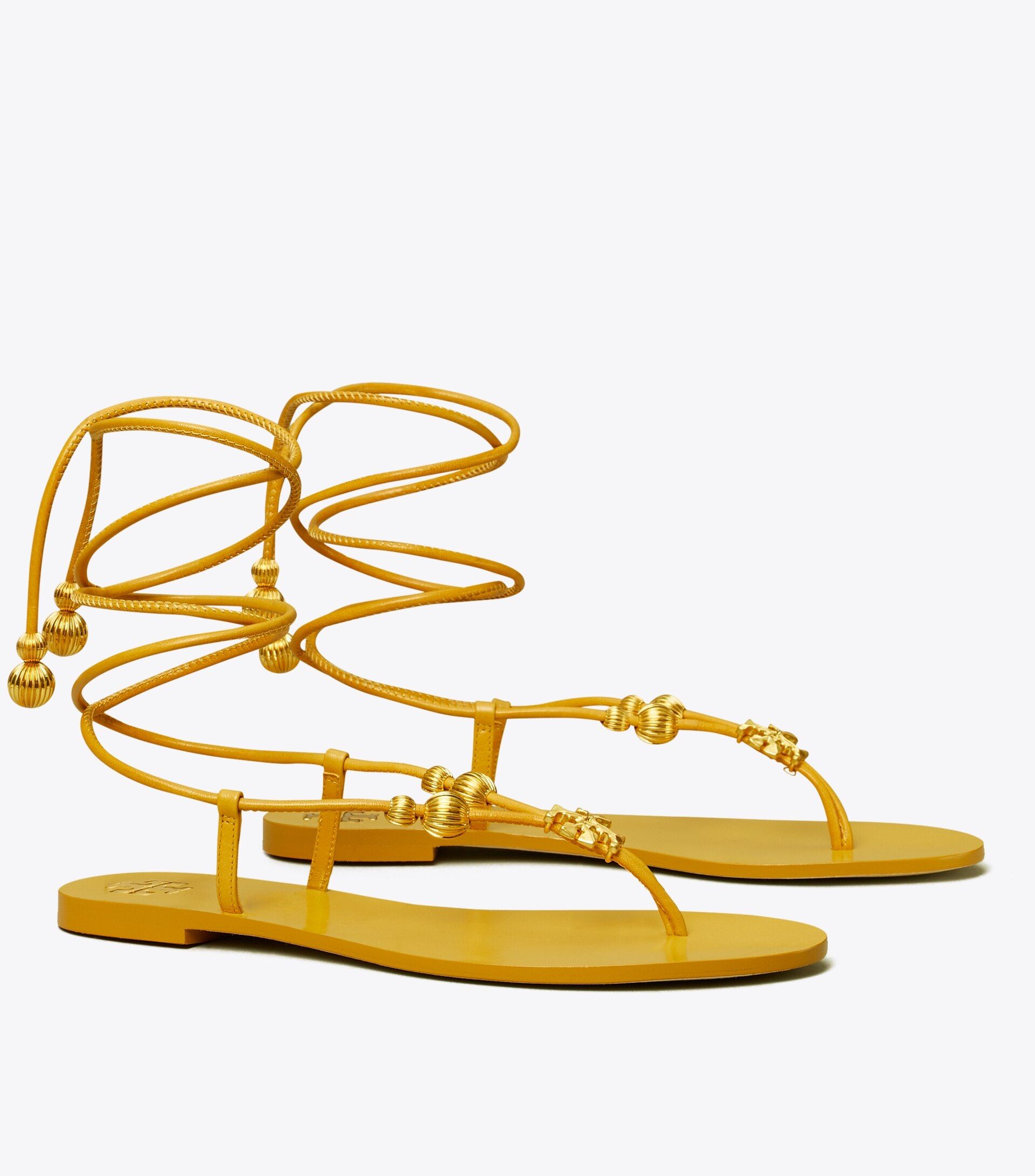 Capri Flat Lace-Up Sandal: Women's Designer Sandals | Tory Burch | Tory Burch (US)