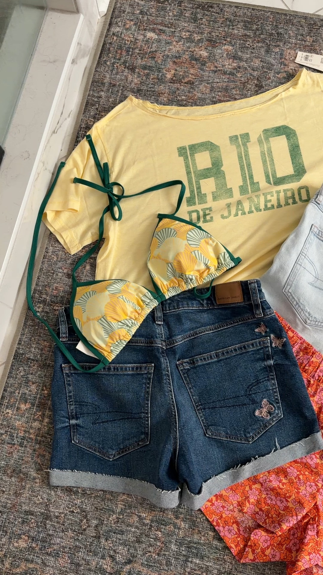 I sized up in the butterfly shorts because they ran a little smaller than the other pair.

#LTKSaleAlert