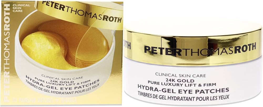 Peter Thomas Roth | 24K Gold Pure Luxury Lift & Firm Hydra-Gel Eye Patches | Anti-Aging Under-Eye... | Amazon (US)
