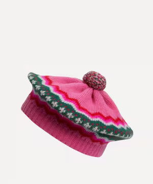 Zig Zag Wool Beret | Liberty London (US)