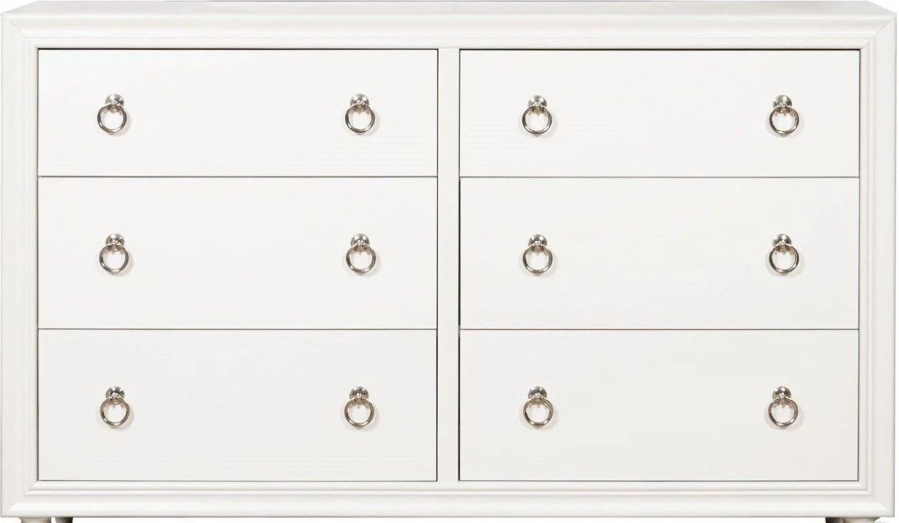 Bella White Drawer Dresser | 1stopbedrooms