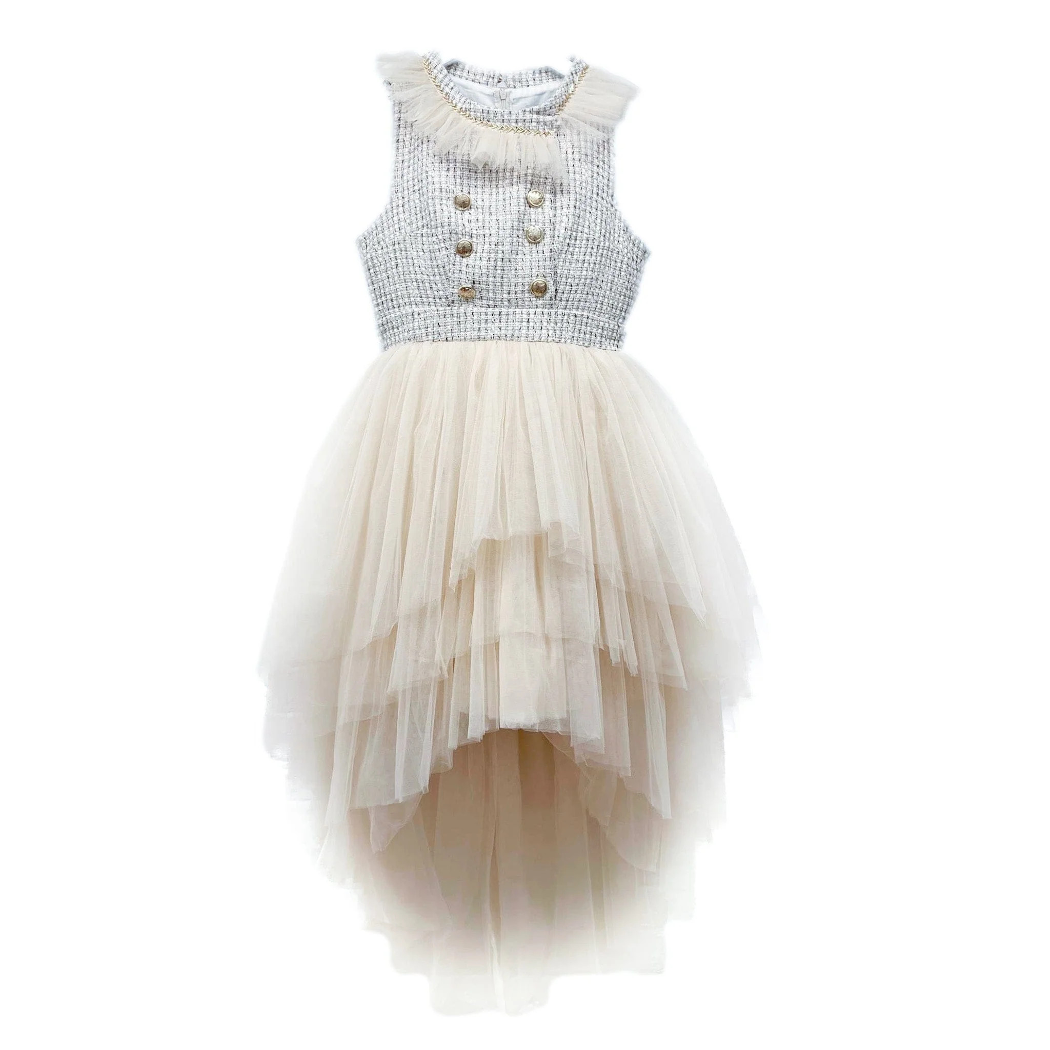 Fira Tweed Mom Dress | petite maison kids