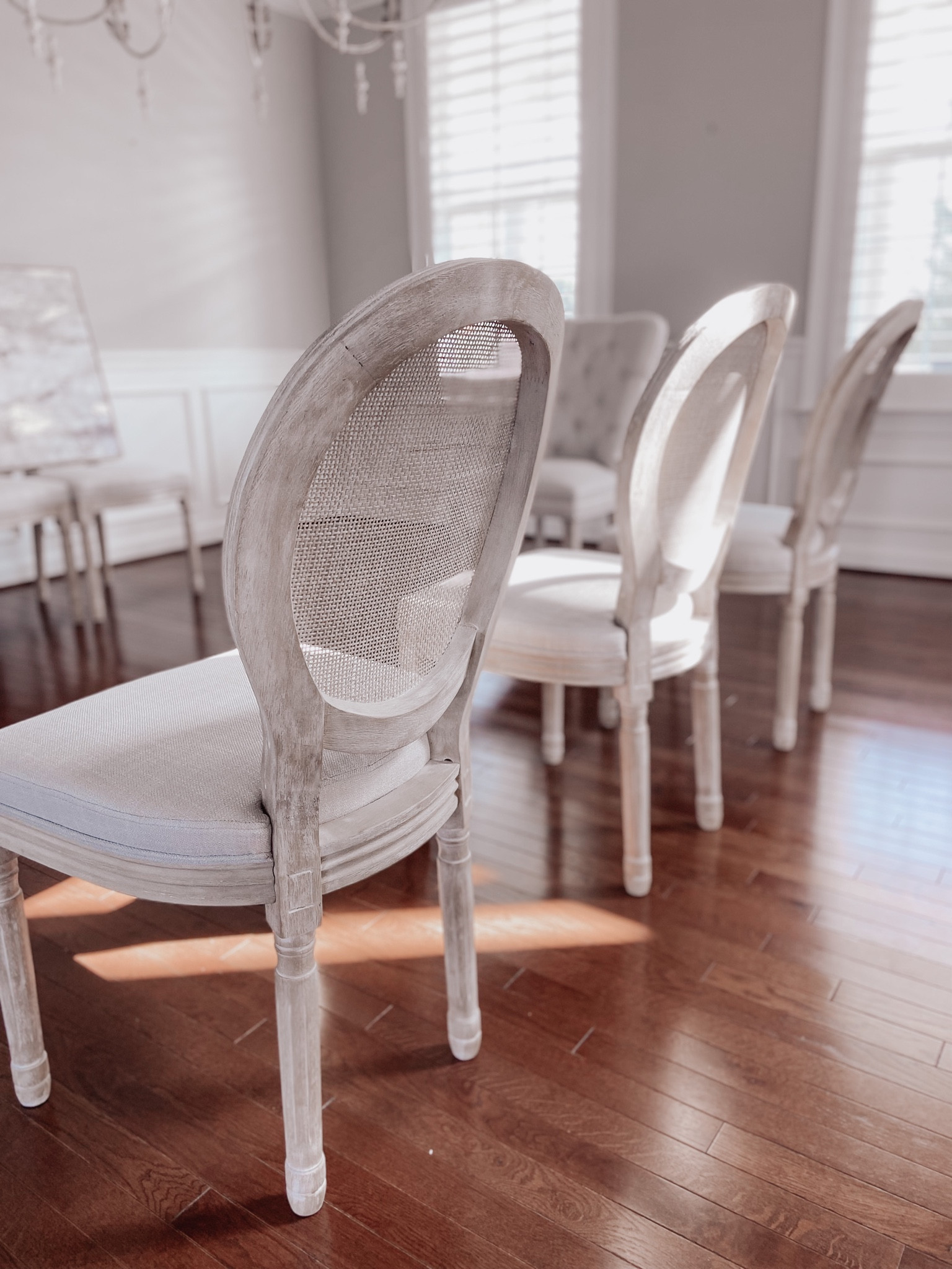 Gorgeous cane-back dining chairs!
French country style.
Modern farmhouse.
Transitional home decor.

#LTKhome