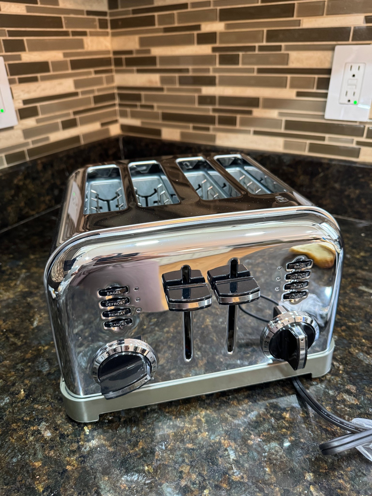 Stainless steel cuisinart toaster 4 slice ✨🍞

Love love love, but if you usually get longer slices like sourdough would recommend getting the long slice toaster! 

#LTKHome