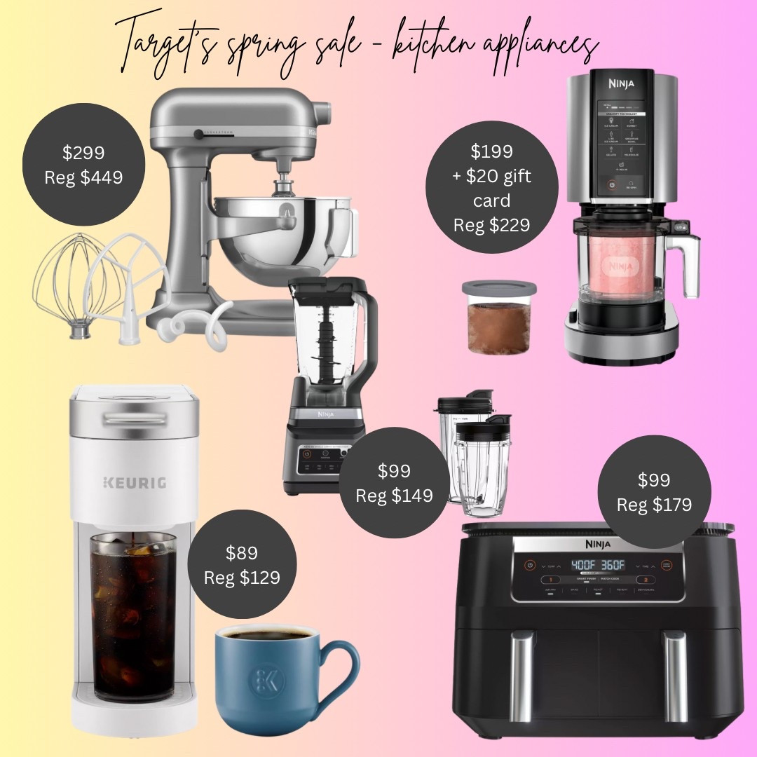 My picks for the @Target spring sale! Love all these kitchen appliances sooo much!! 

#LTKWatchNow #LTKHome #LTKSaleAlert