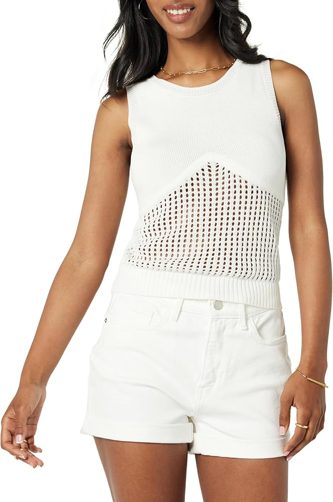 The Drop Women’s Crocheted Crew Neck Tank | Amazon (US)