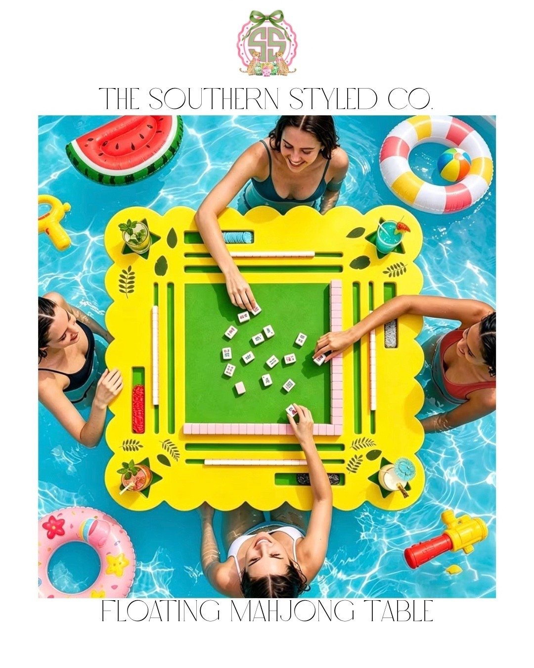 Floating mahjong table for summer pool days 🀄️ 

#LTKselfcare #LTKSwim #LTKSeasonal