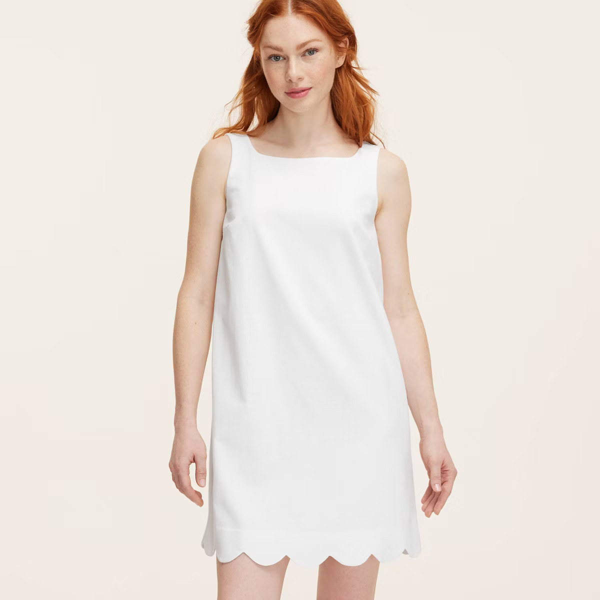 Women's Scalloped Mini Shift Dress - kate spade new york x Target White | Target