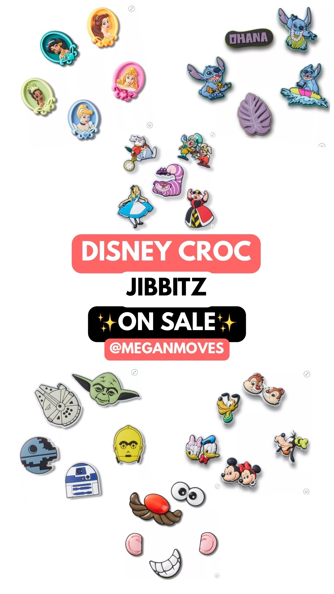 Disney Croc Jibbitz are ON SALE now for Target Circle week! How cute are these themed accessories for your Crocs! These come in a set of 6 and have a variety of Disney characters included. Some sets are as low as $8!!

#LTKSaleAlert #LTKFindsUnder50 #LTKShoeCrush