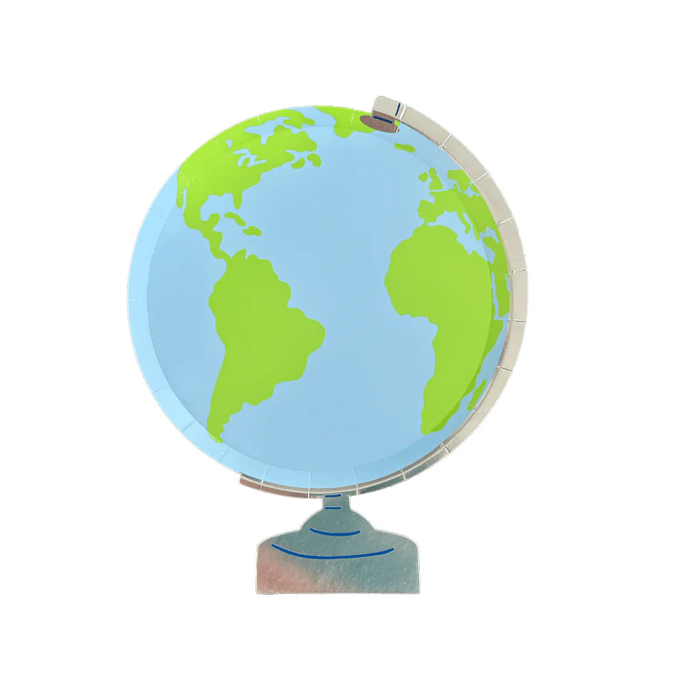 Smarty Pants Globe Large Plates | Shop Sweet Lulu
