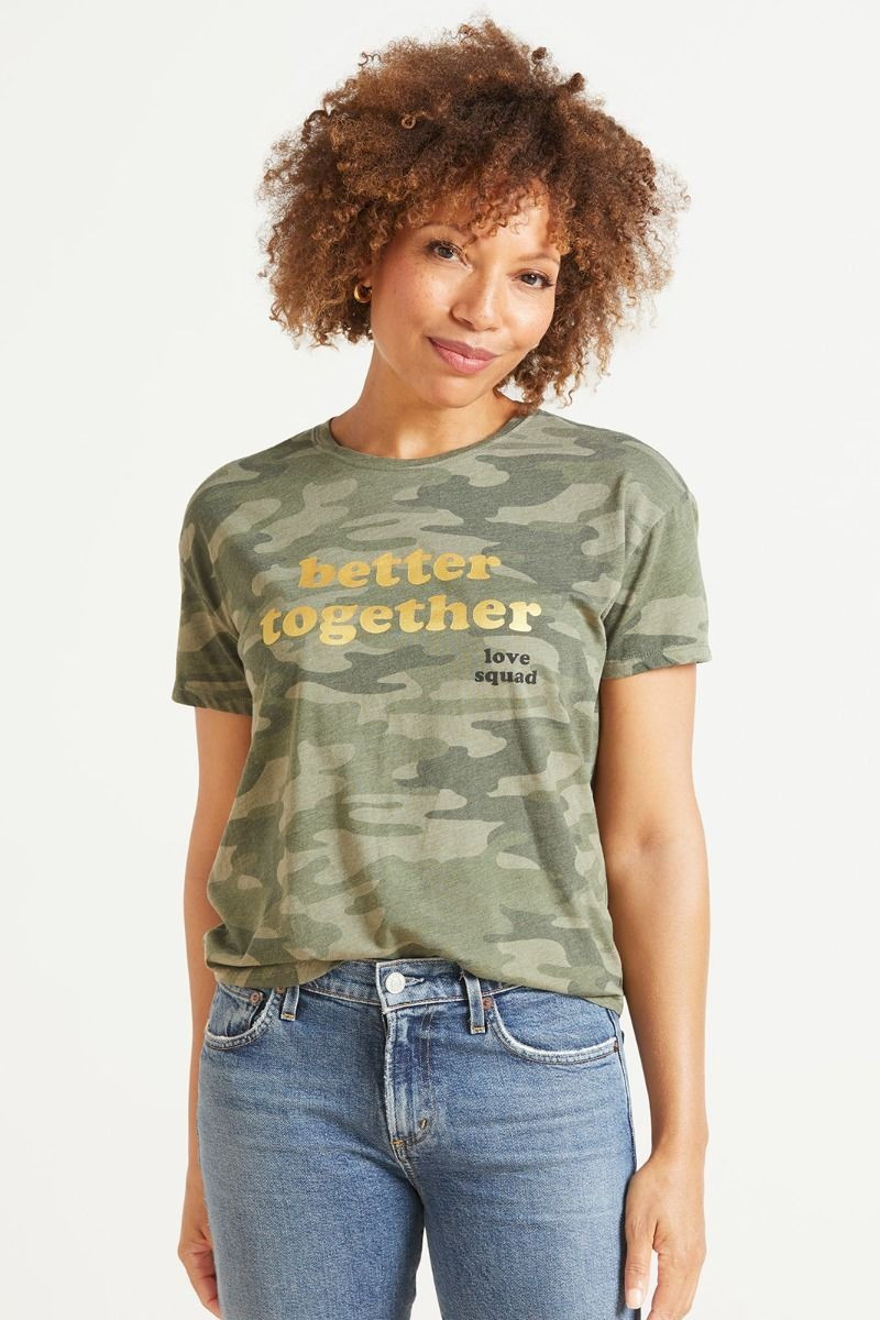 EVEREVE X LOVE SQUAD LOVE SQUAD Camo Tee | EVEREVE | Evereve