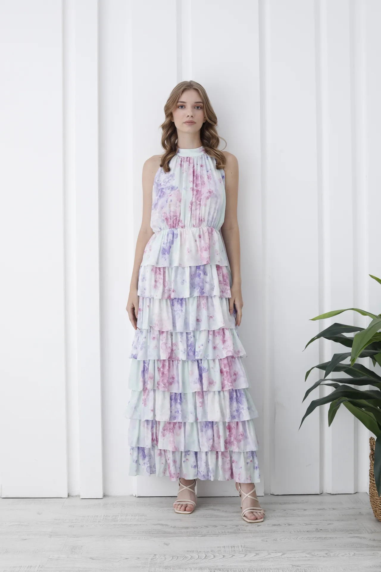 Multi Belissh Womens Floral Tiered Maxi Dress | Debenhams | Debenhams UK