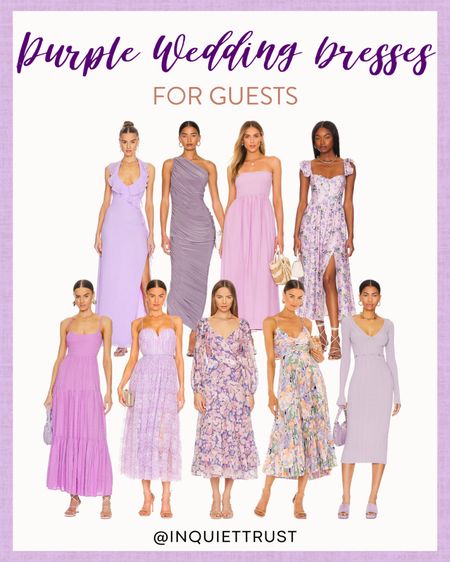 These cute flowy purple dresses are perfect for wedding guests!

#formalwear #floraldress #outfitinspo #summerstyle

#LTKSeasonal #LTKFind #LTKstyletip