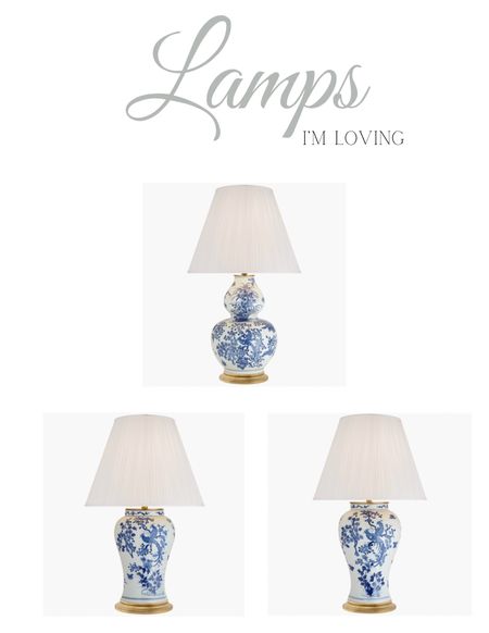 Blue and white lamps
Chinoiserie 
Home decor
Lighting 


#LTKhome