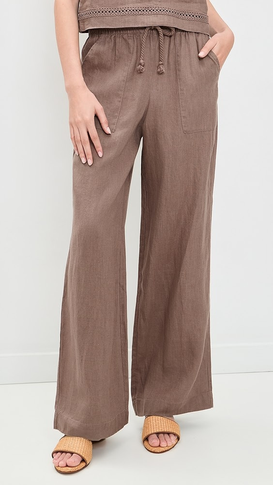 Splendid Stella Linen Paperbag Pants | Shopbop | Shopbop