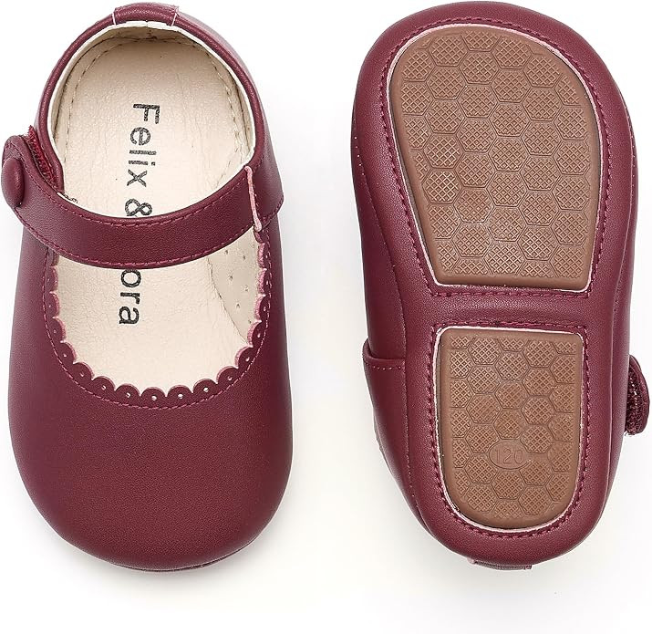Soft Sole Baby Dress Shoes - Infant Baby Walking Shoes Moccasinss Rubber Sole Crib Shoes | Amazon (US)